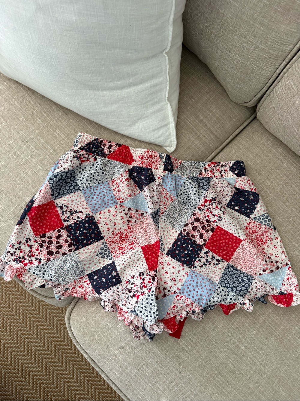 Patchwork Shorts - Picture 3 of 3
